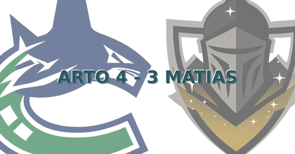 Game score image - VAN vs VGK