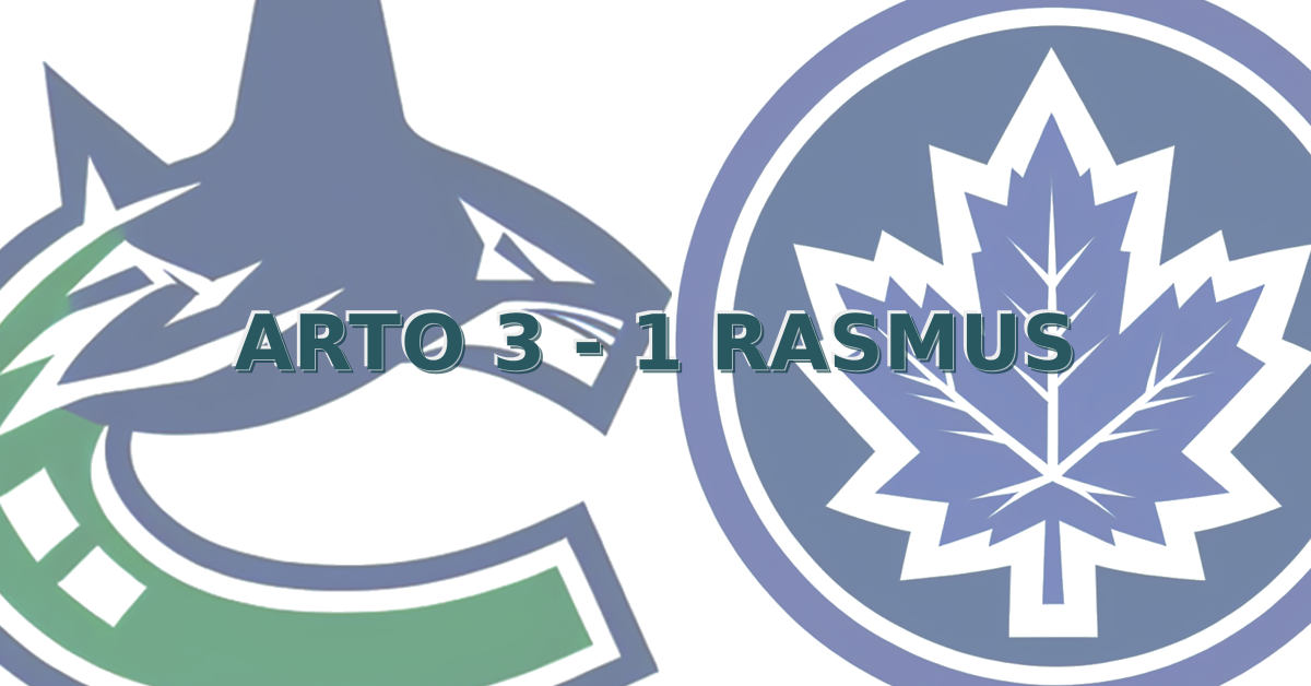 Game score image - VAN vs TOR